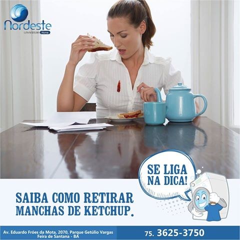 Retiramos manchas de suas roupas.