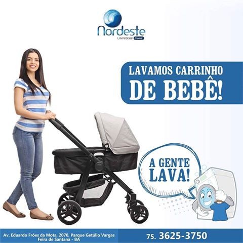 Lavamos carrinho de bebê!