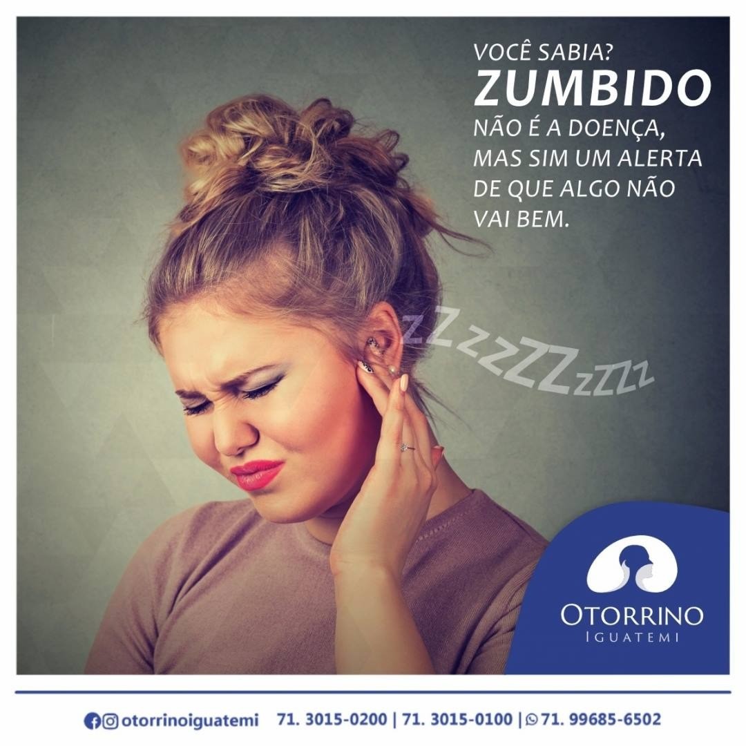 A percepção sonora de um barulho, sem a existência de uma fonte externa é conhecida como Zumbido.
