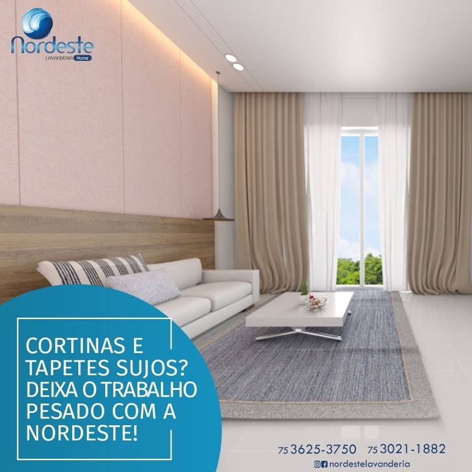 Tapetes e cortinas,pode mandar para a Nordeste!
