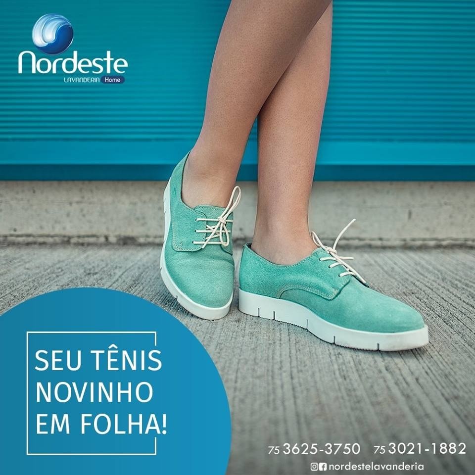 Seu Tênis bem cuidado pela Nordeste lavanderia!