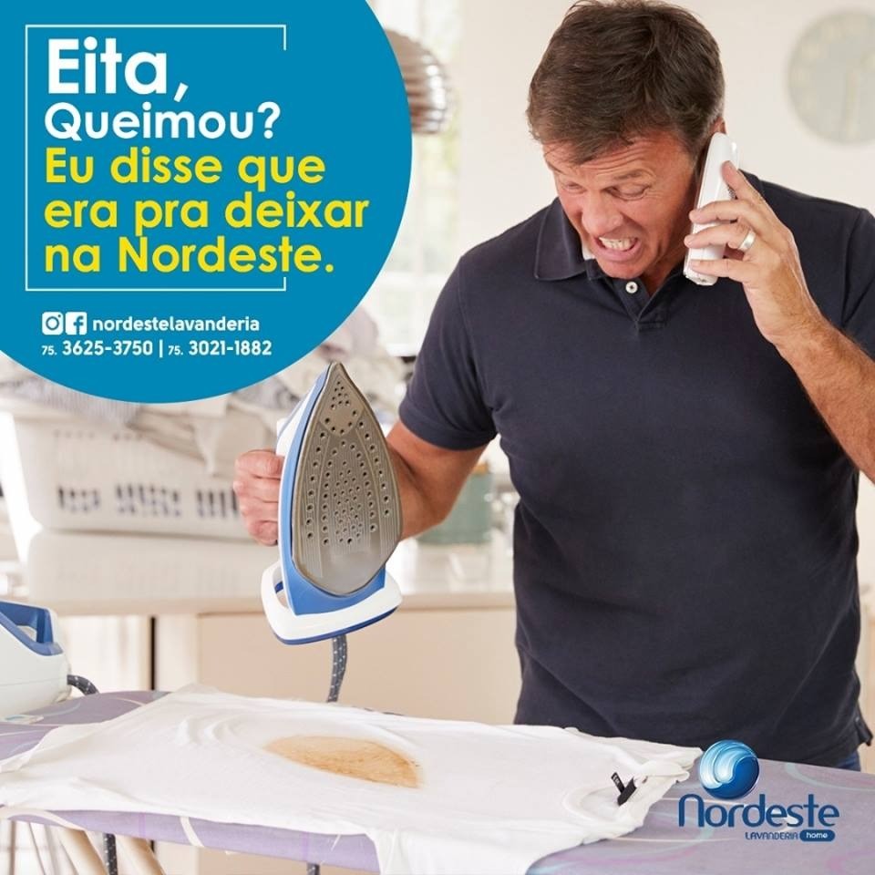 Não estrague sua roupa ,deixe que a Nordeste cuida pra você!