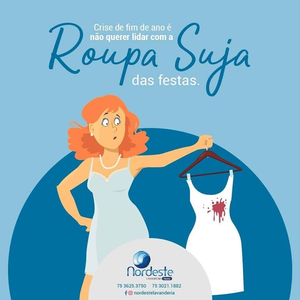 Sua roupa suja pertence a Nordeste Lavanderia!