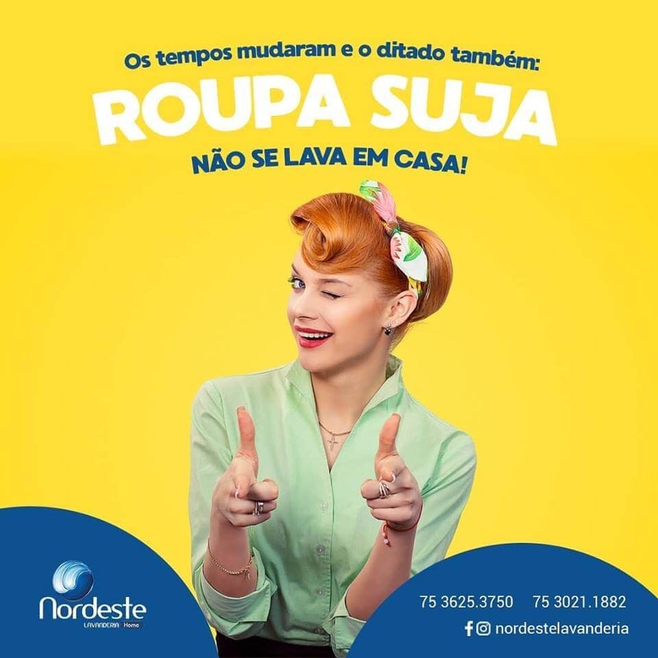 Quem lava sua roupa é a Nordeste Lavanderia!