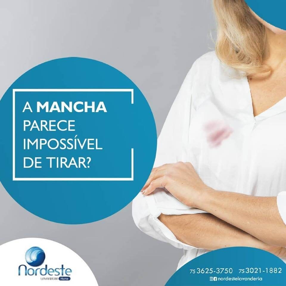 A Nordeste entrega sua roupa  livre de qualquer mancha!