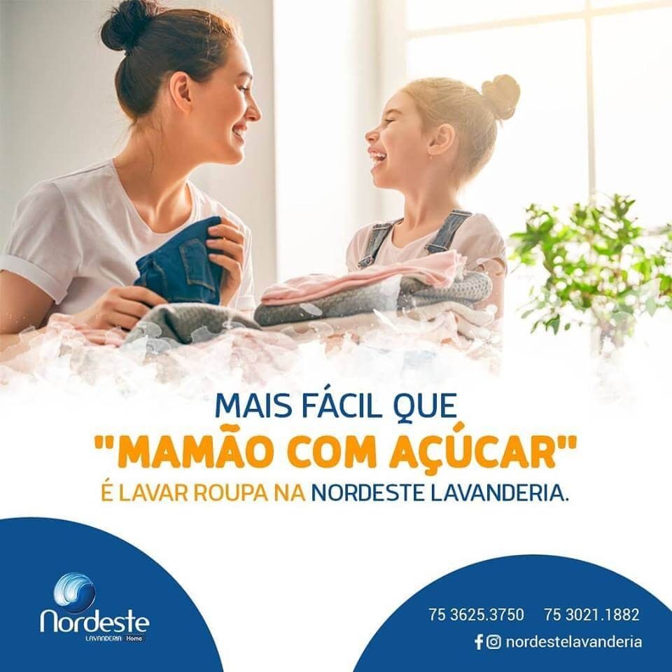 Se suas roupas pudesse falar pediriam pra serem lavadas na Nordeste Lavanderia!
