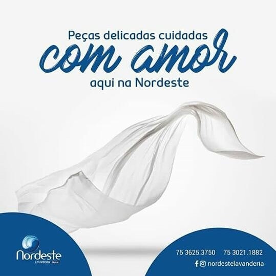 Nordeste Lavanderia muito cuidado com suas roupas!