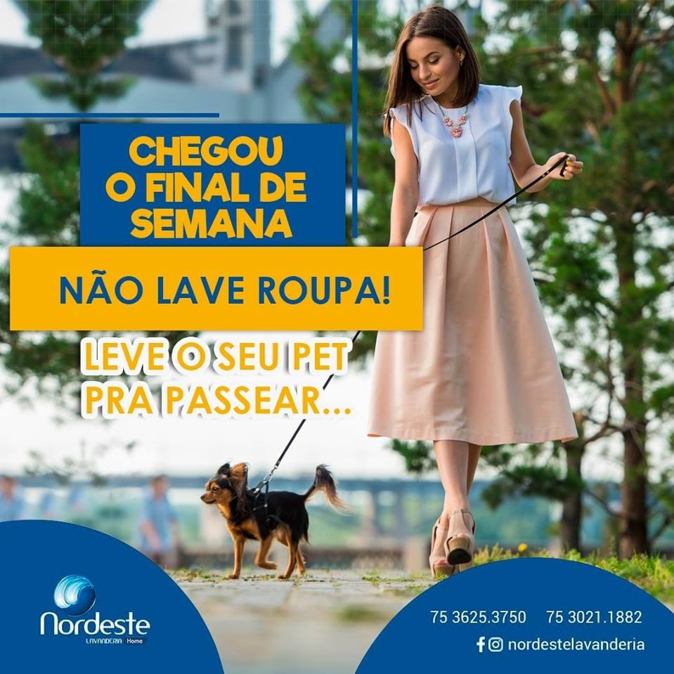 A roupa suja? Deixa com a Nordeste !