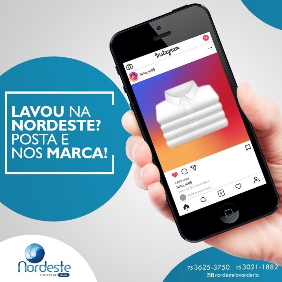 A Nordeste  entrega suas roupas como novas!