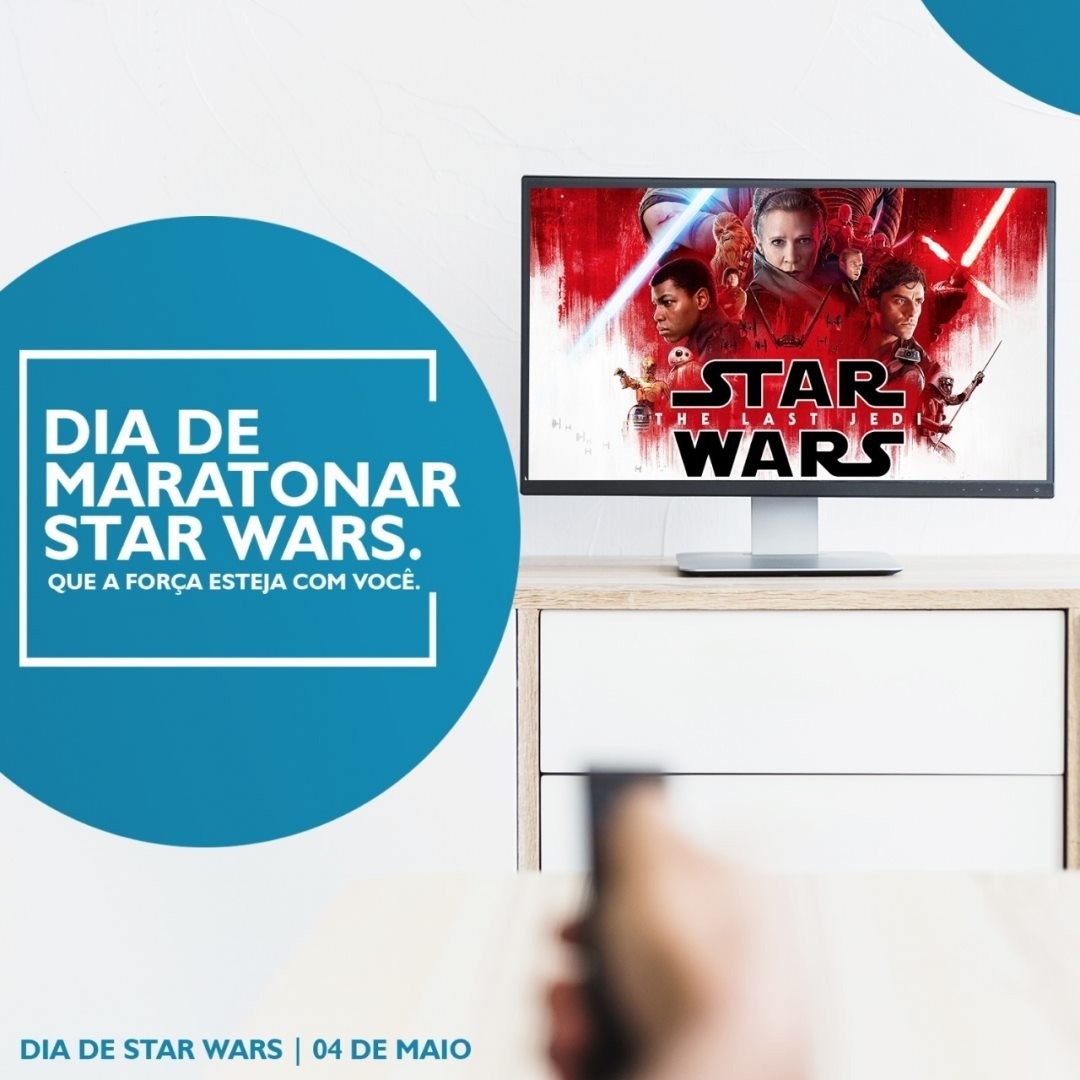 Nordeste Lavanderia- Vamos maratonar Star Wars?