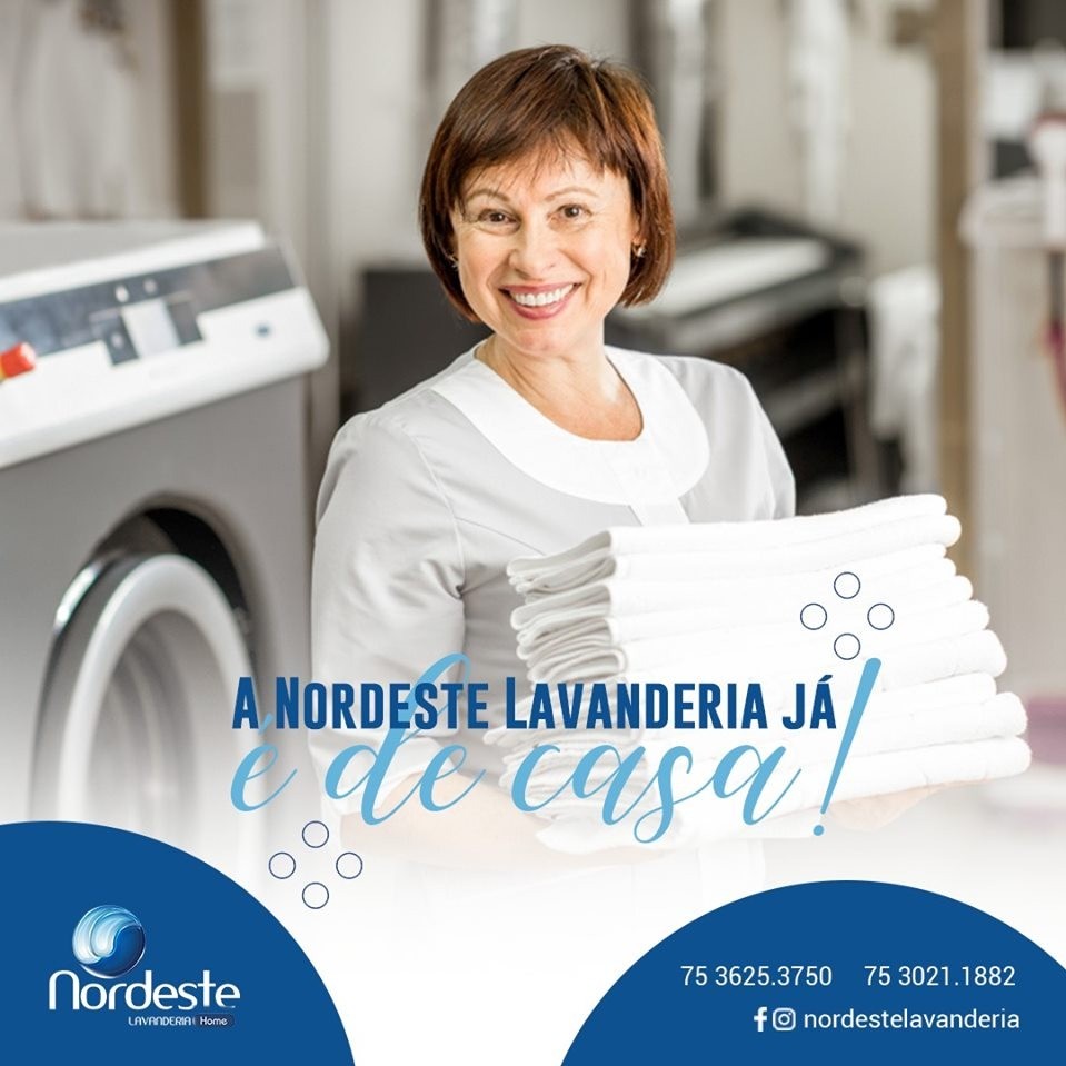 Esse nome e serviço você já conhece .Nordeste Lavanderia!