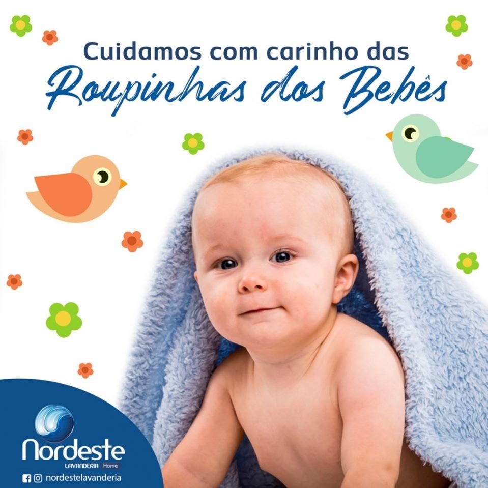 A Nordeste Lavanderia cuida com muito amor das roupinhas da sua mini pessoa !