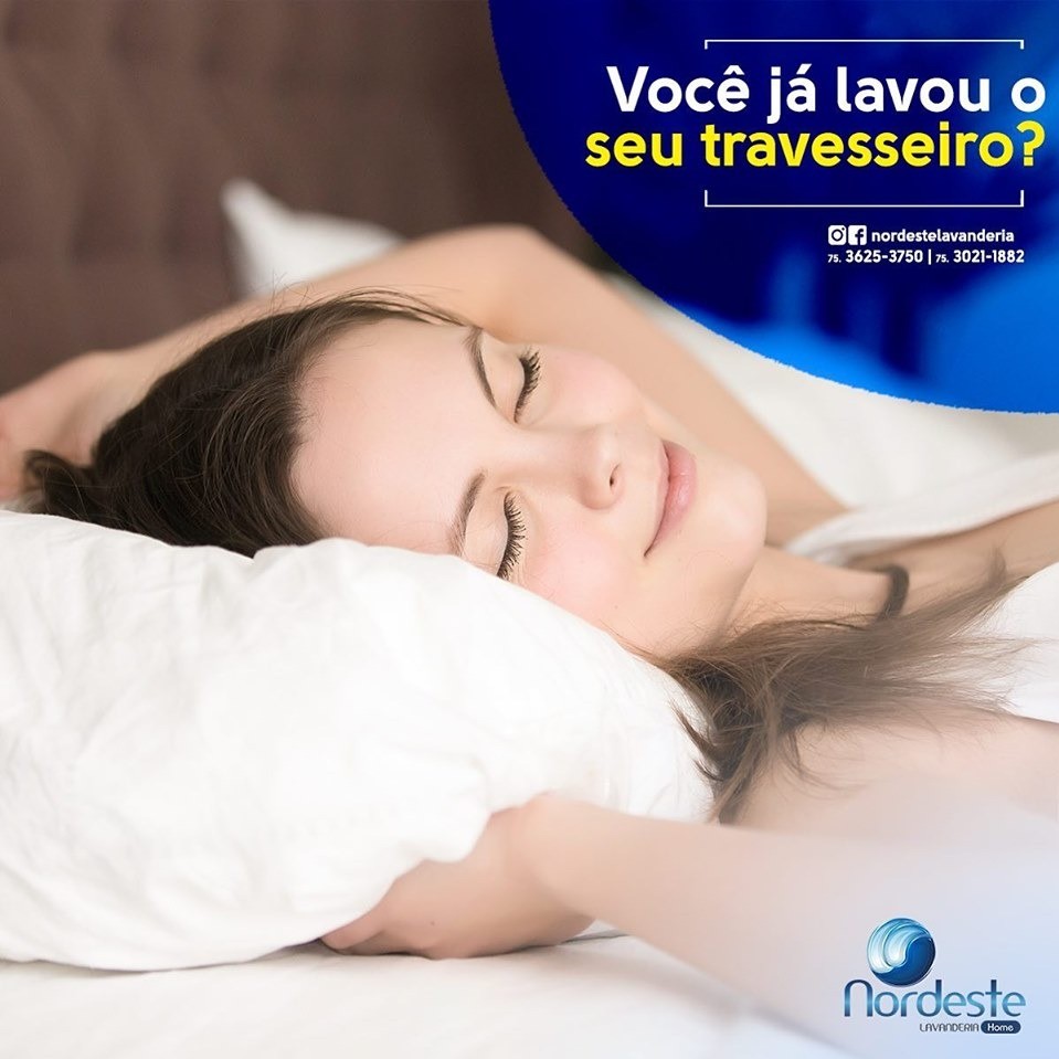 Travessseiros como novos? Só a Nordeste Lavanderia pode deixar.