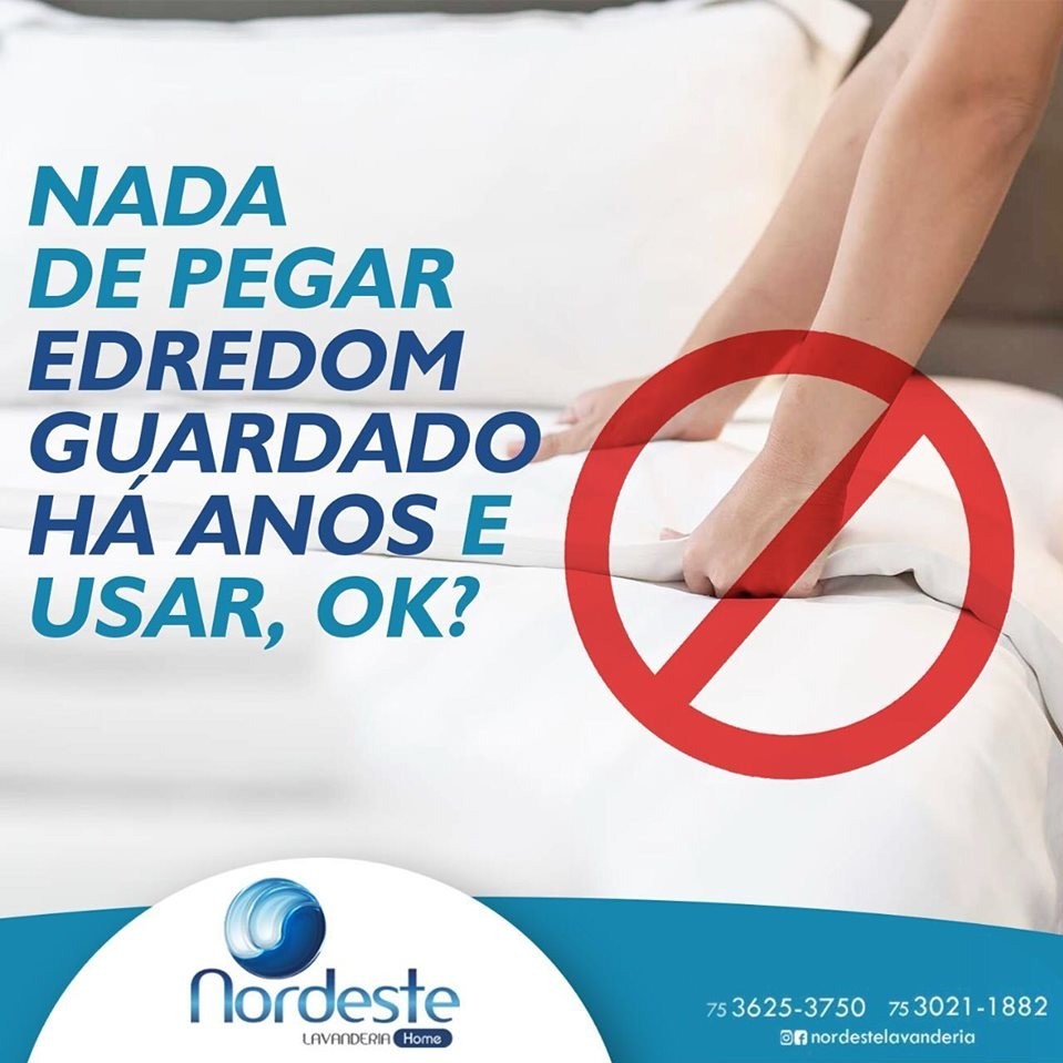 Realize a lavagem periódica de todos os tecidos da sua casa! Vem pra Nordeste!