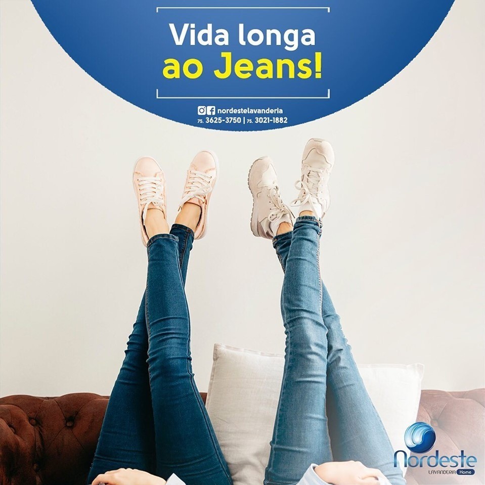 Seu jeans com vida longa!