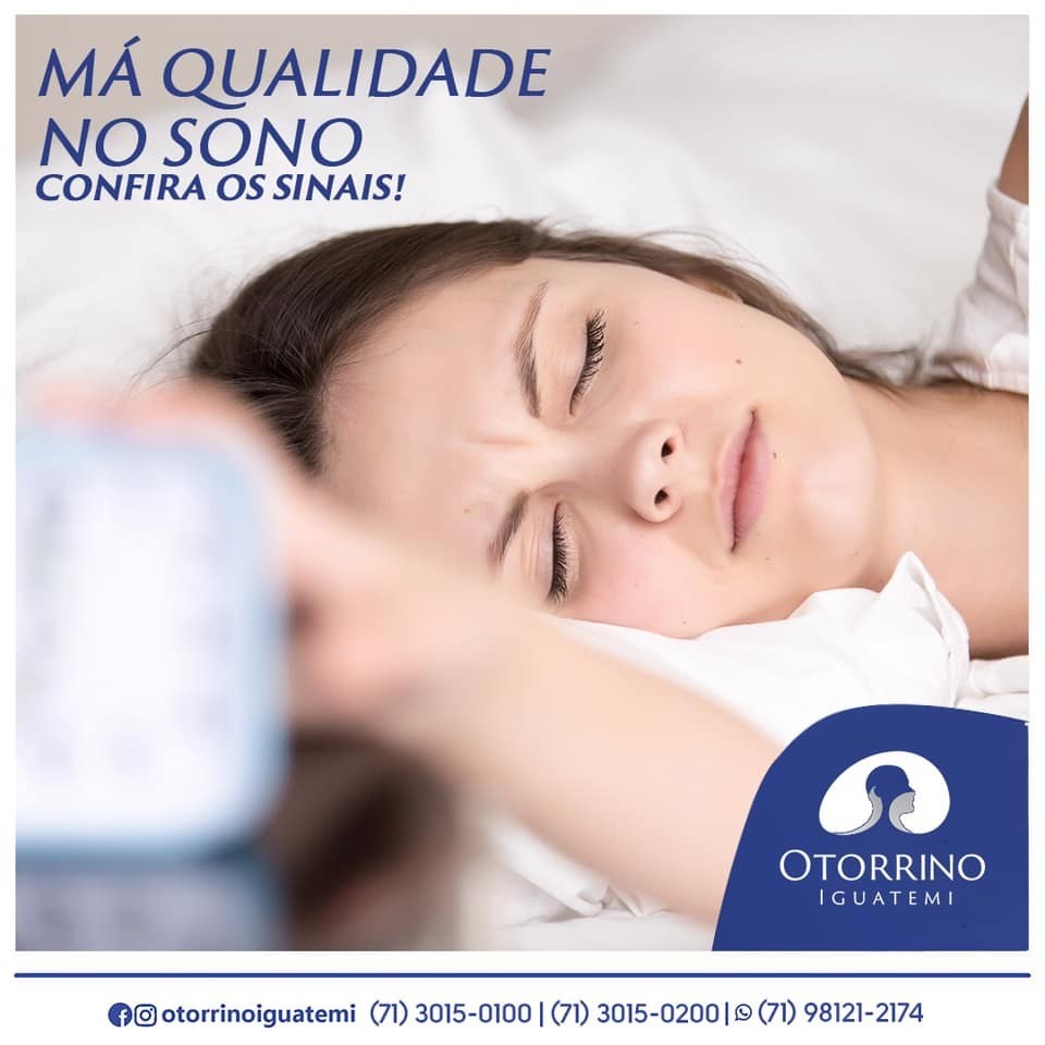 Quais os sinais da má qualidade do sono?