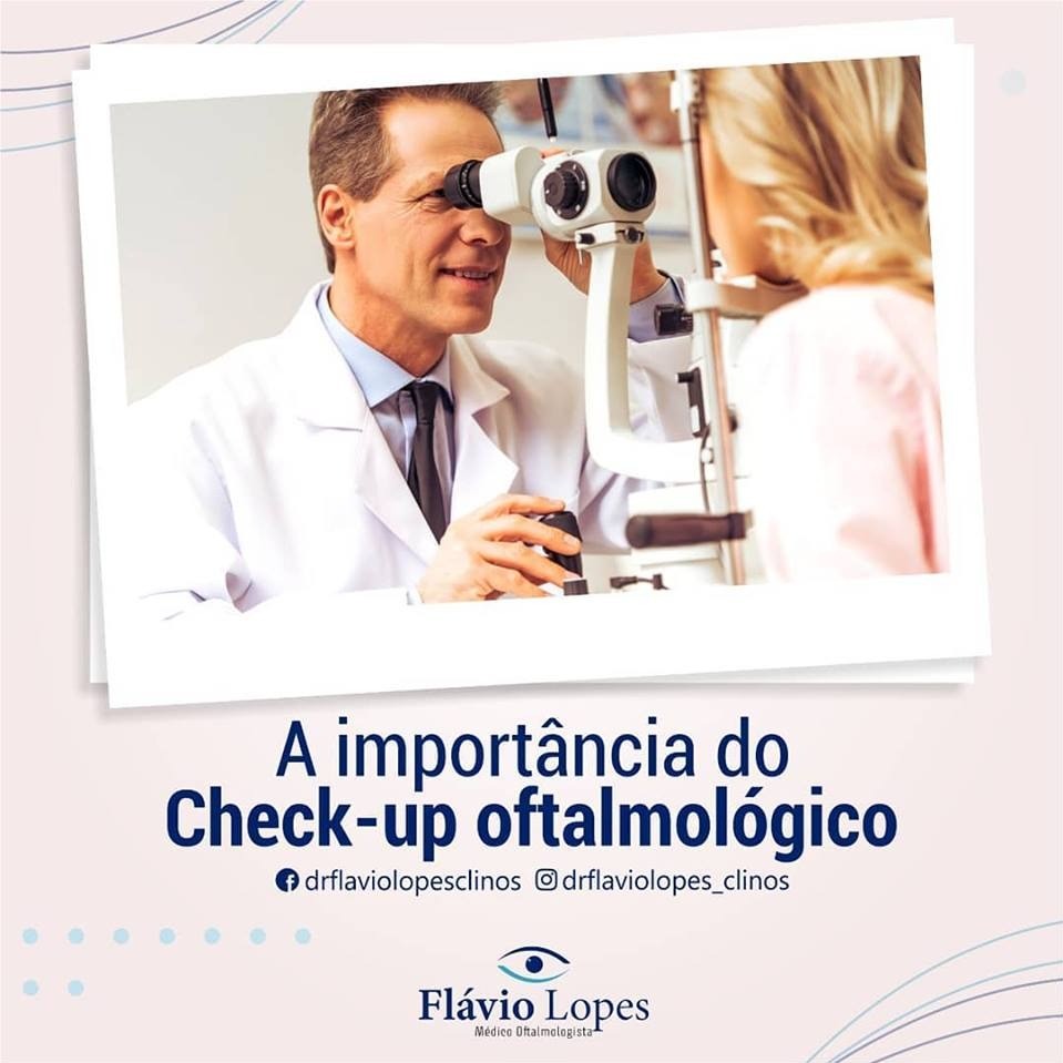 Quando fi seu último chek-up oftalmológico?