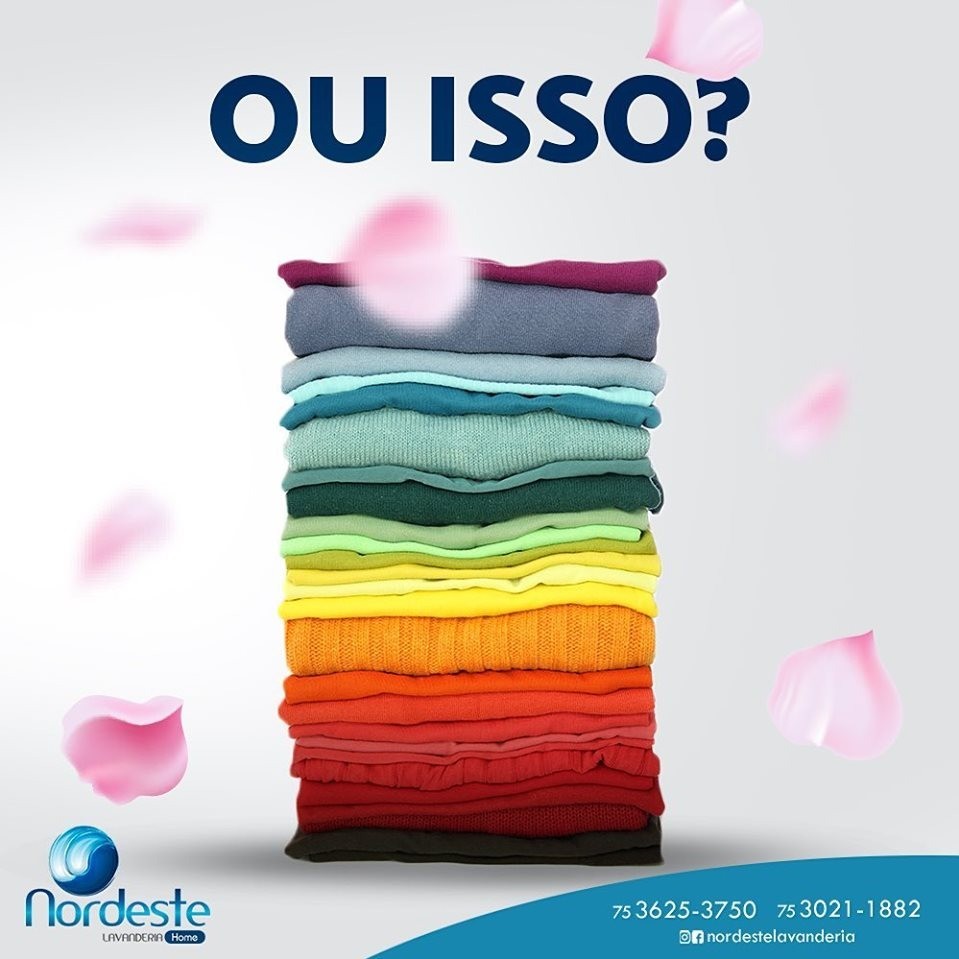 Roupas limpinhas e cheirosas!