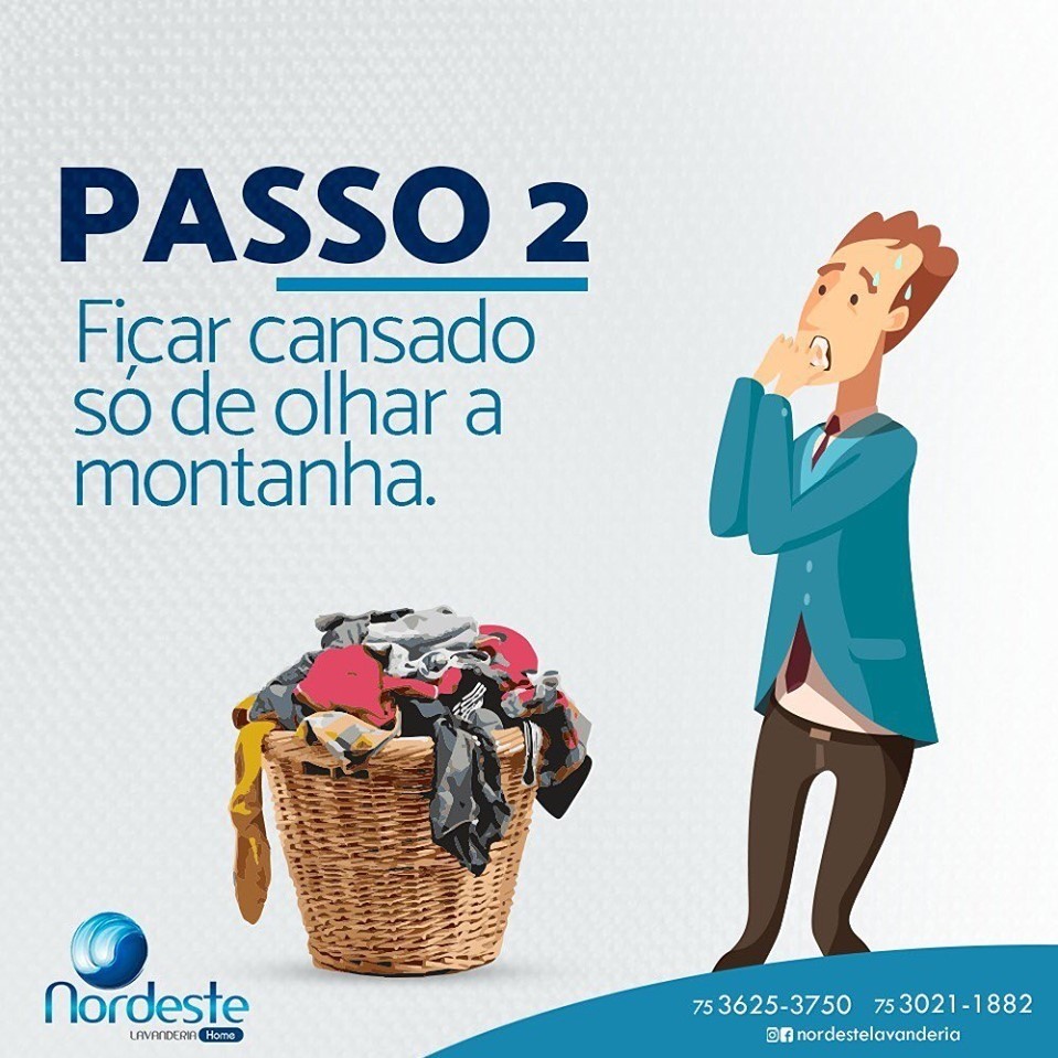 Suas roupas bem cuidadas!