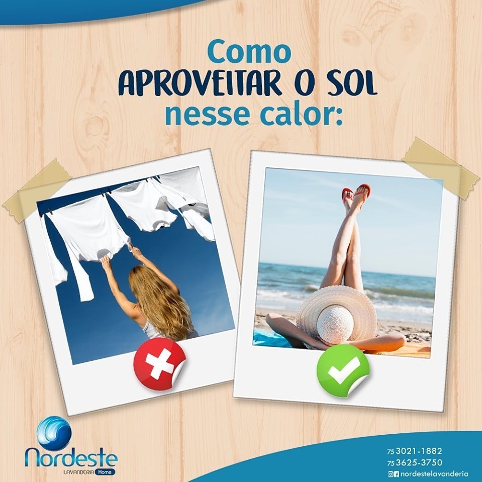 Conte como você gostaria de aproveitar o sol nesse calor?