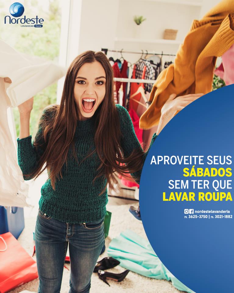 Sábado não é dia de lavar roupa!