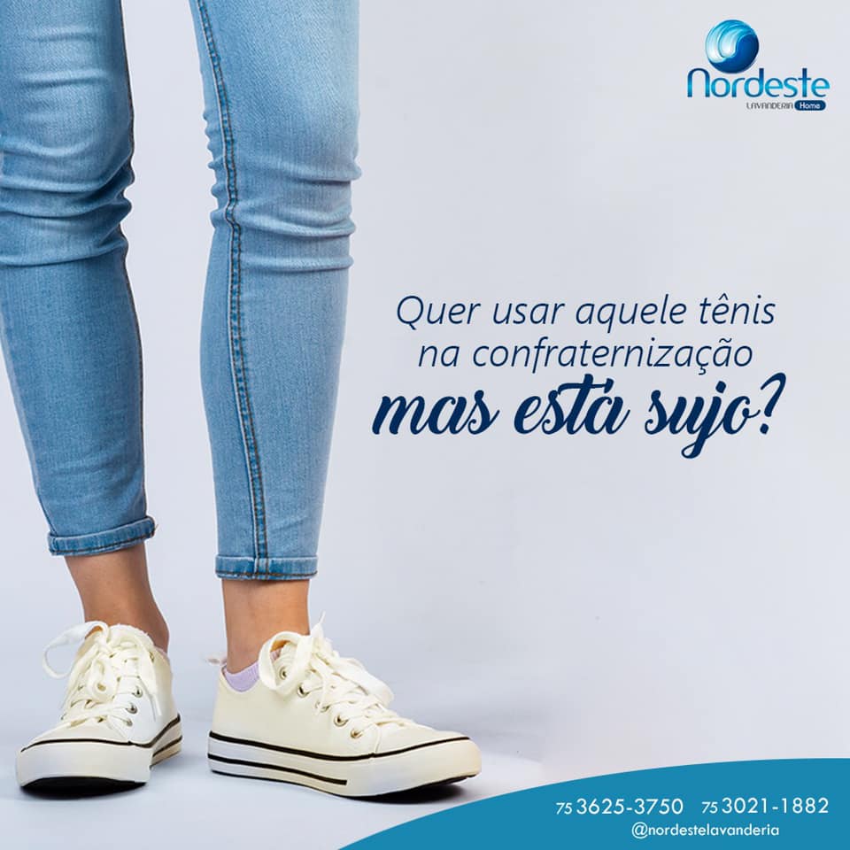 Para você que não sabe: sim, nós também lavamos sapatos!