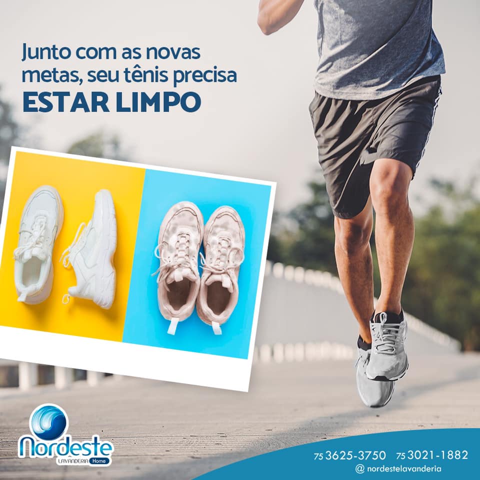Entregamos seu tênis novinho e cheiroso!