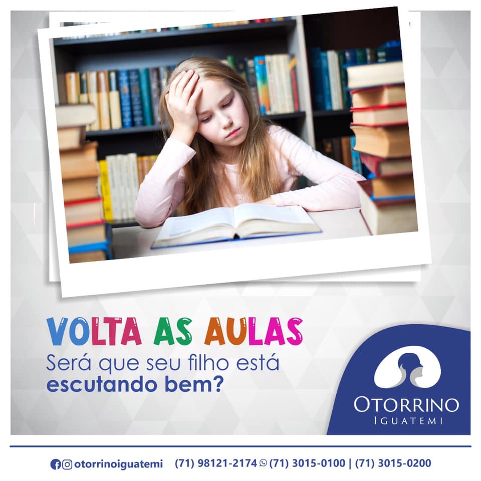 Volta as aulas, será que seu filho está escutando bem?