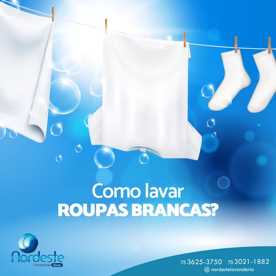 Como lavar roupas brancas?