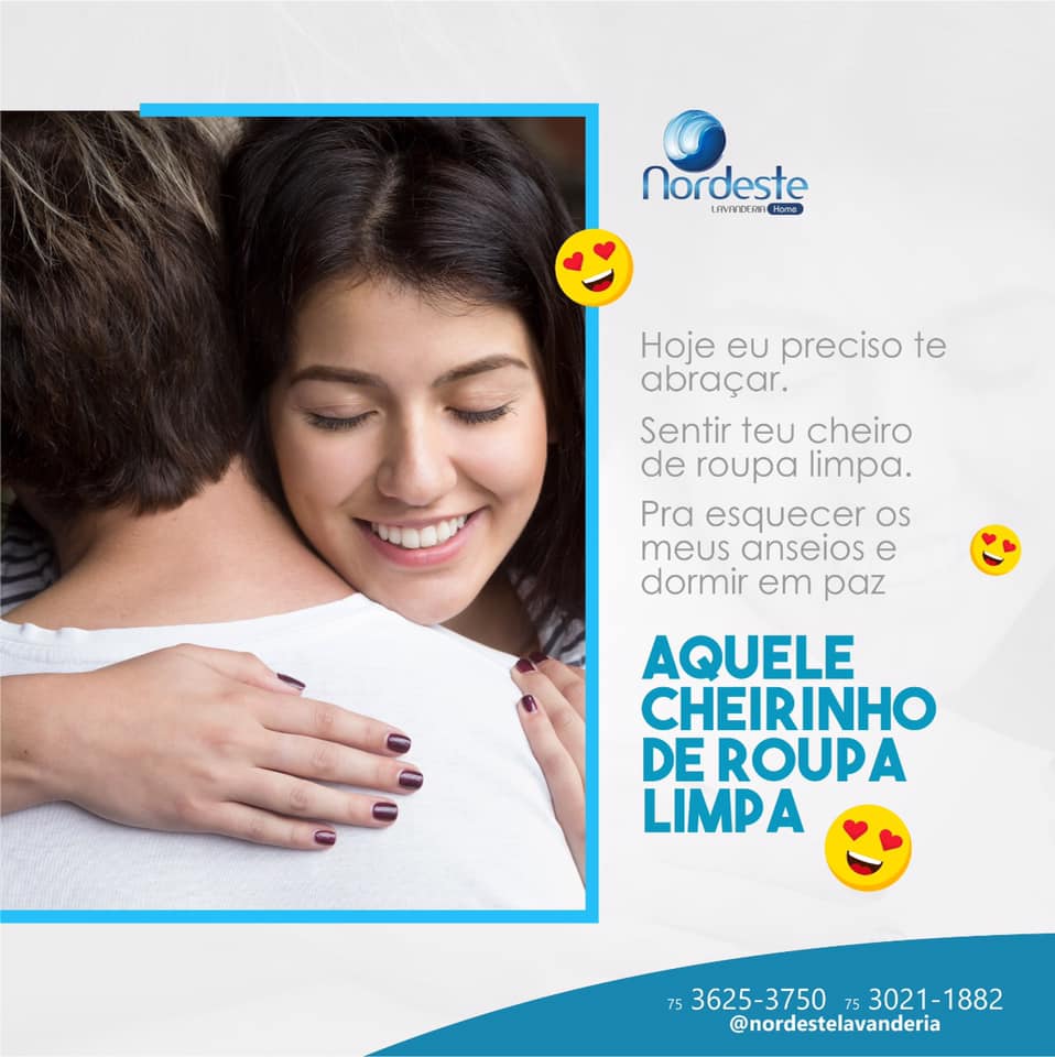 Como é bom o cheiro de roupa limpa!