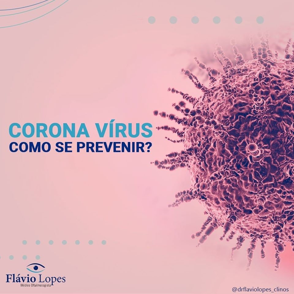 Coronavírus como se prevenir?