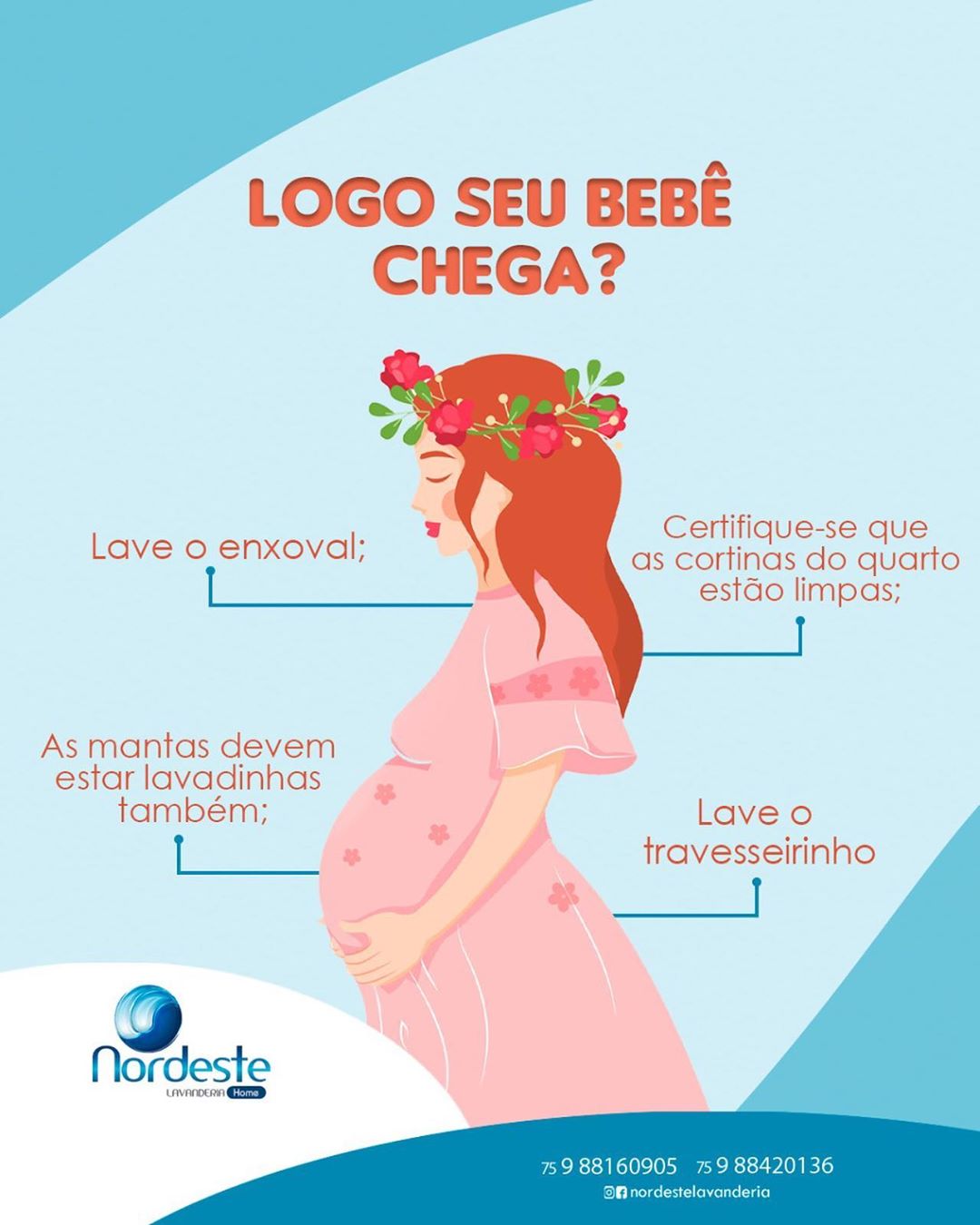 Mamãe descanse! Deixe que lavamos  e passamos  a roupinhas do seu bebê,com muito carinho!