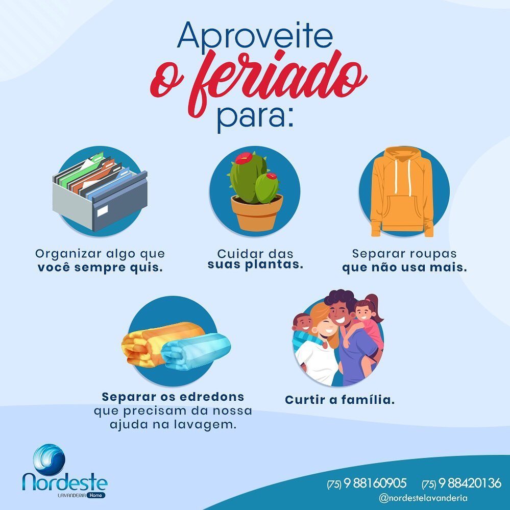 Curta bem o seu feriado!