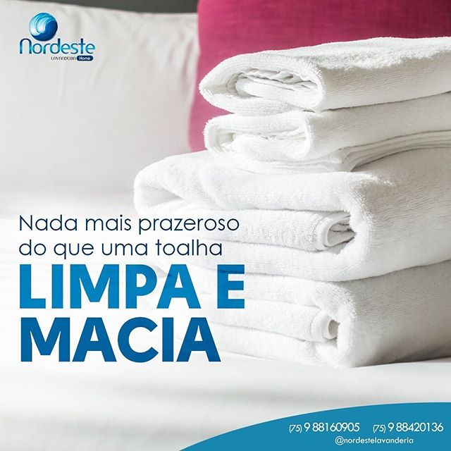 Pode passar e deixar suas  toalhas aqui, deixaremos cheirosas e macias como nunca.⁣