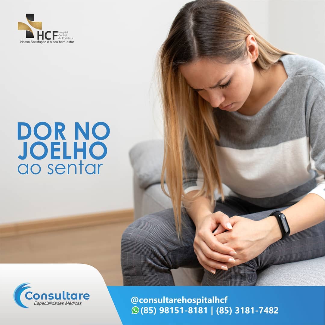 Dor no joelho ao sentar?