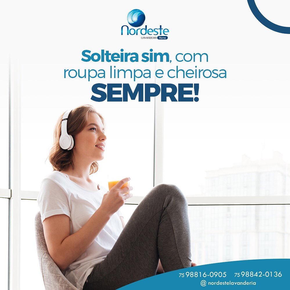 A Nordeste sempre pronta para cuidar de suas roupas!
