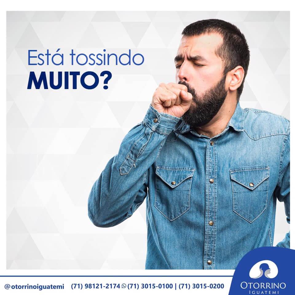 Você está tossindo muito?
