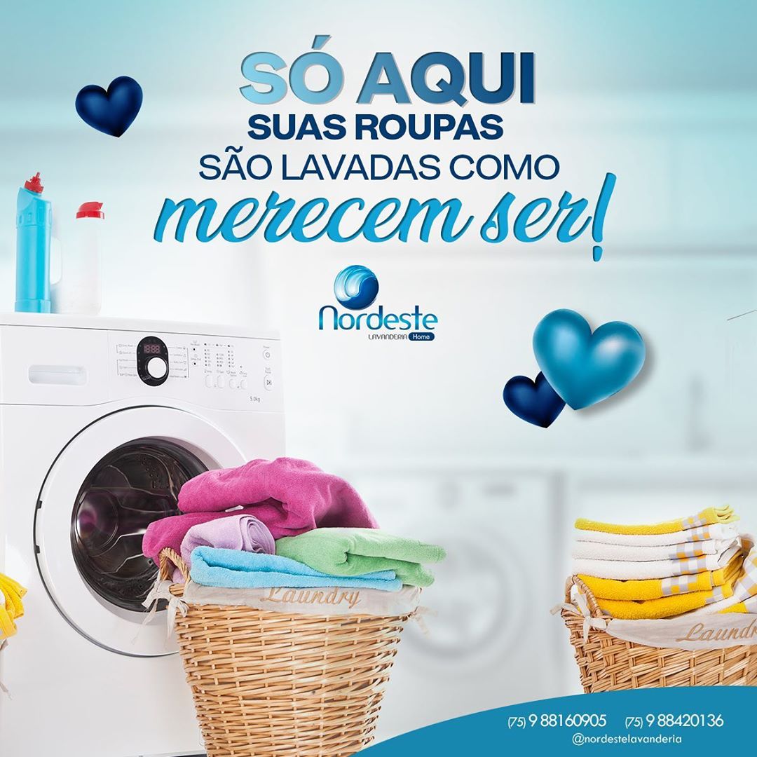 Investimos com carinho  na lavagem da sua roupa!