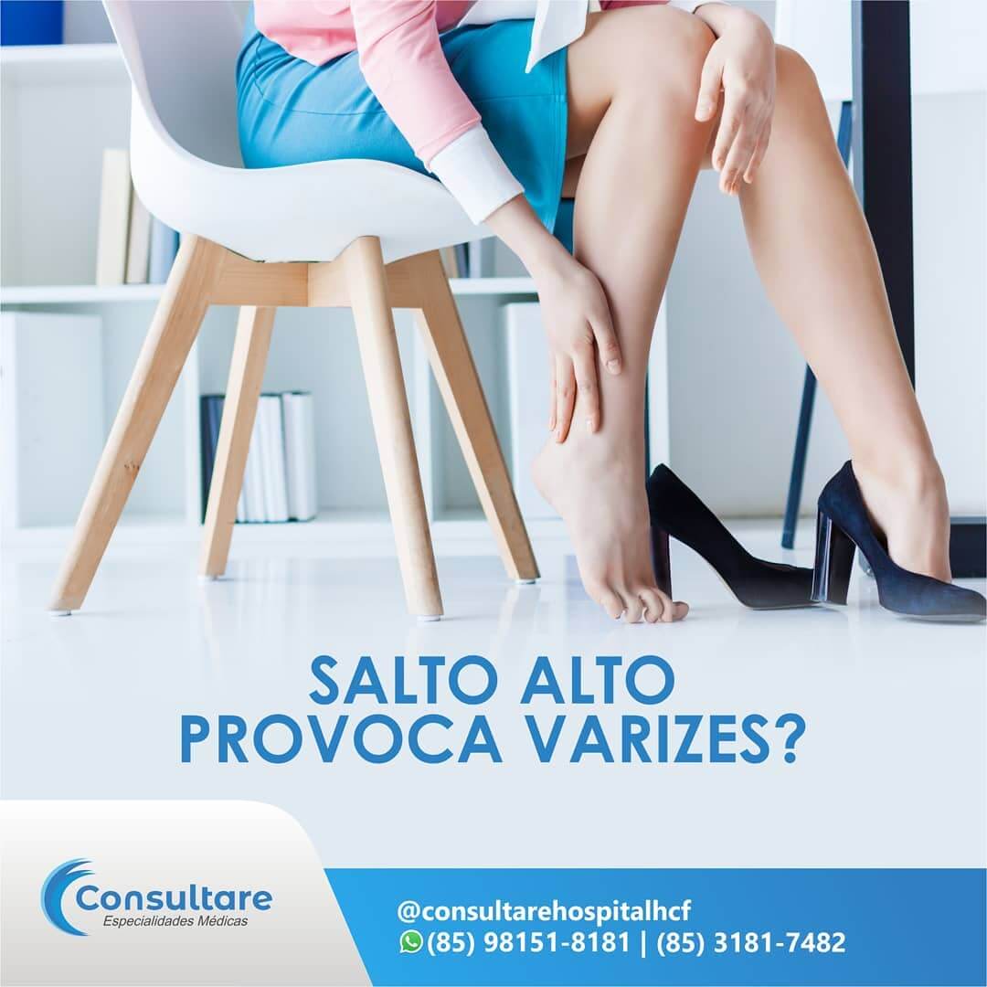 Salto alto provoca varizes?