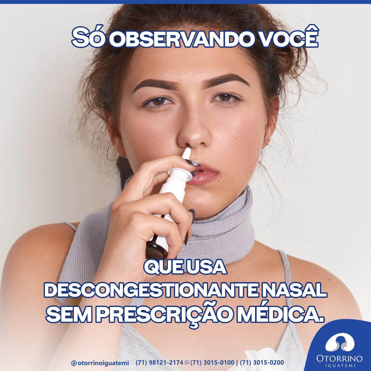 Descongestionante Nasal sem prescrição médica