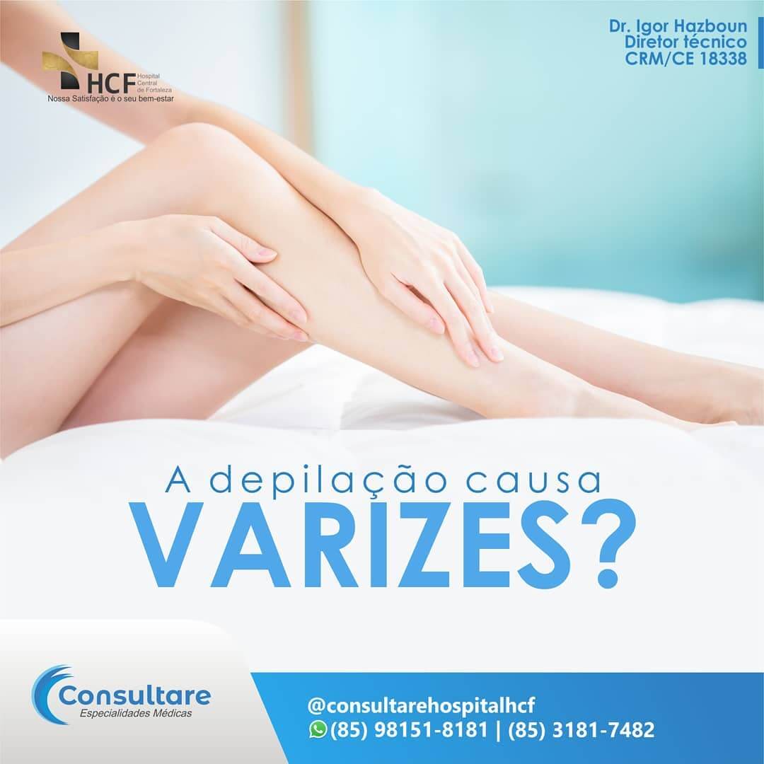 A depilação causa Varizes?