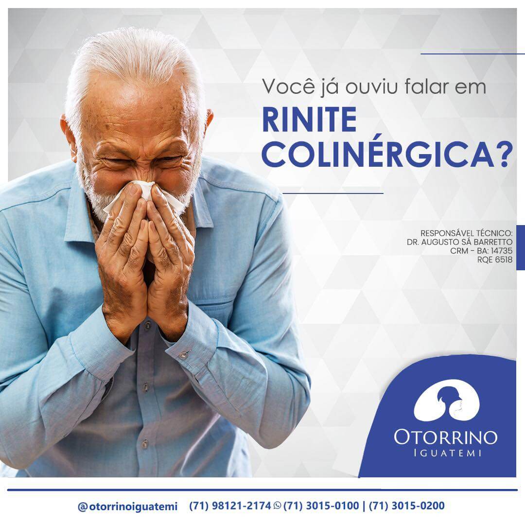 O que é Rinite Colinérgica?
