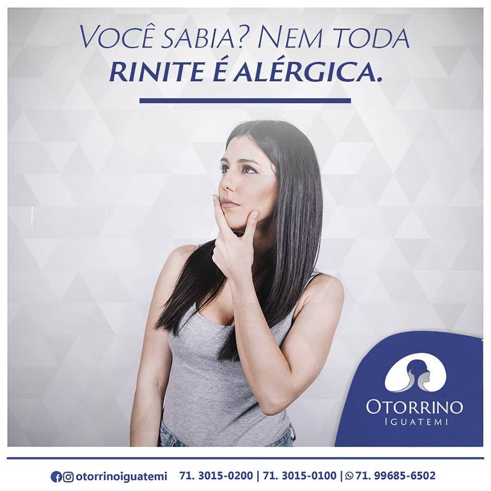 Otorrino Iguatemi - Toda rinite é alérgica?
