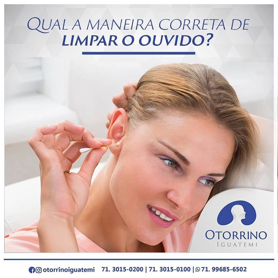 Otorrino Iguatemi - Como limpar o ouvido?