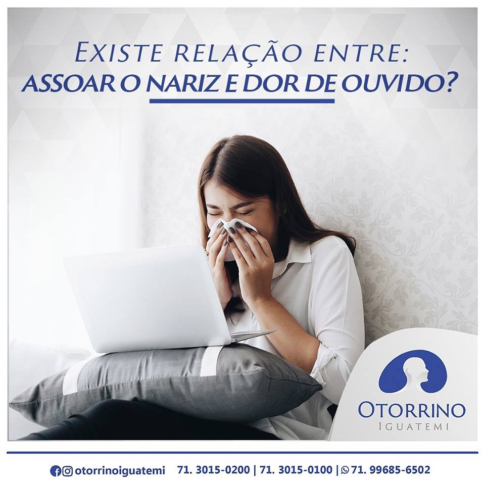 Otorrino Iguatemi explica a relação entre assoar o nariz e dor de ouvido!