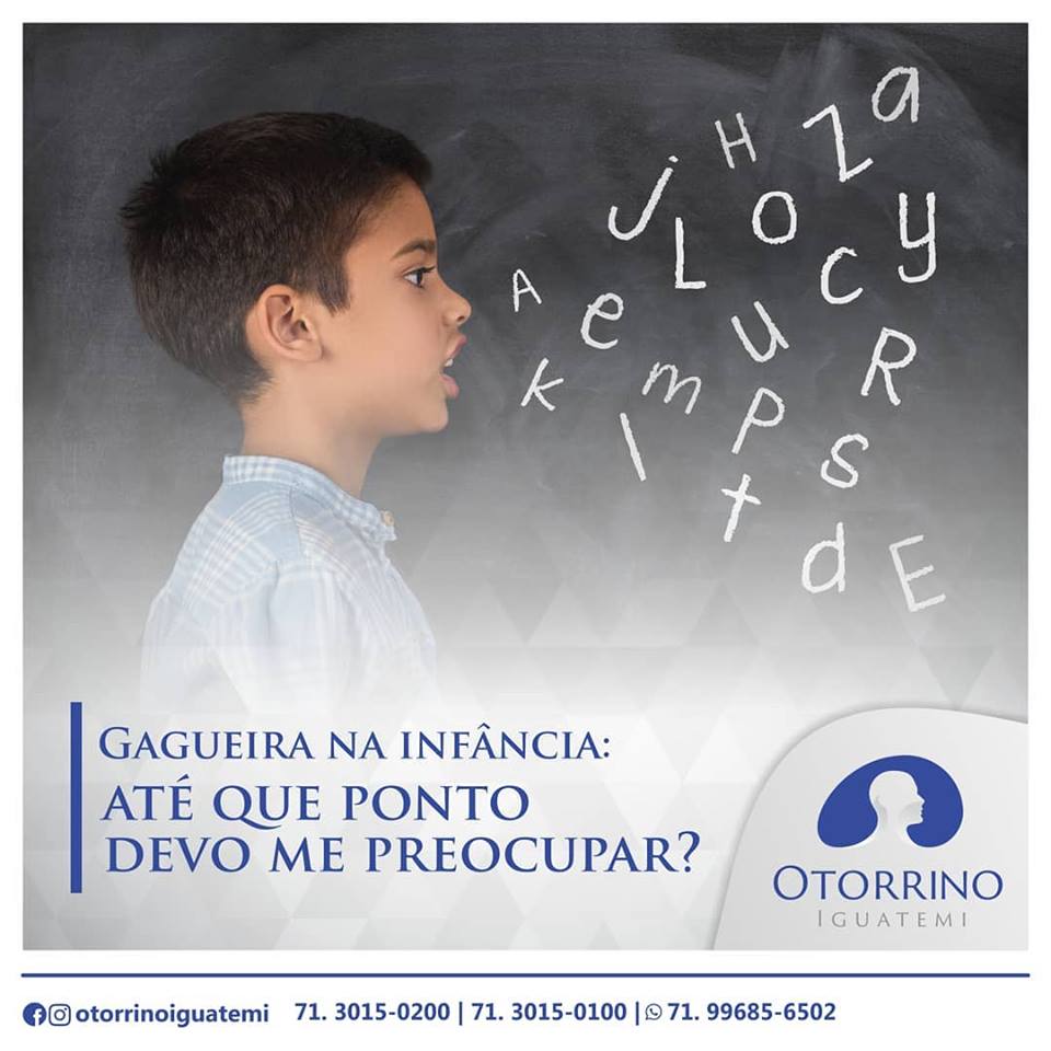 Otorrino Iguatemi: Gagueira na infância - devo me preocupar?