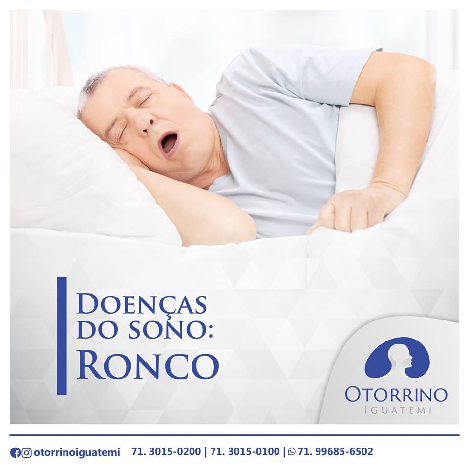 Ronco, uma doença do sono!