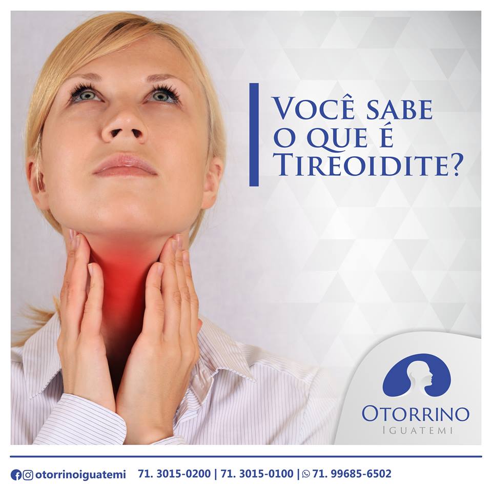 Sabe o que é tireoidite?