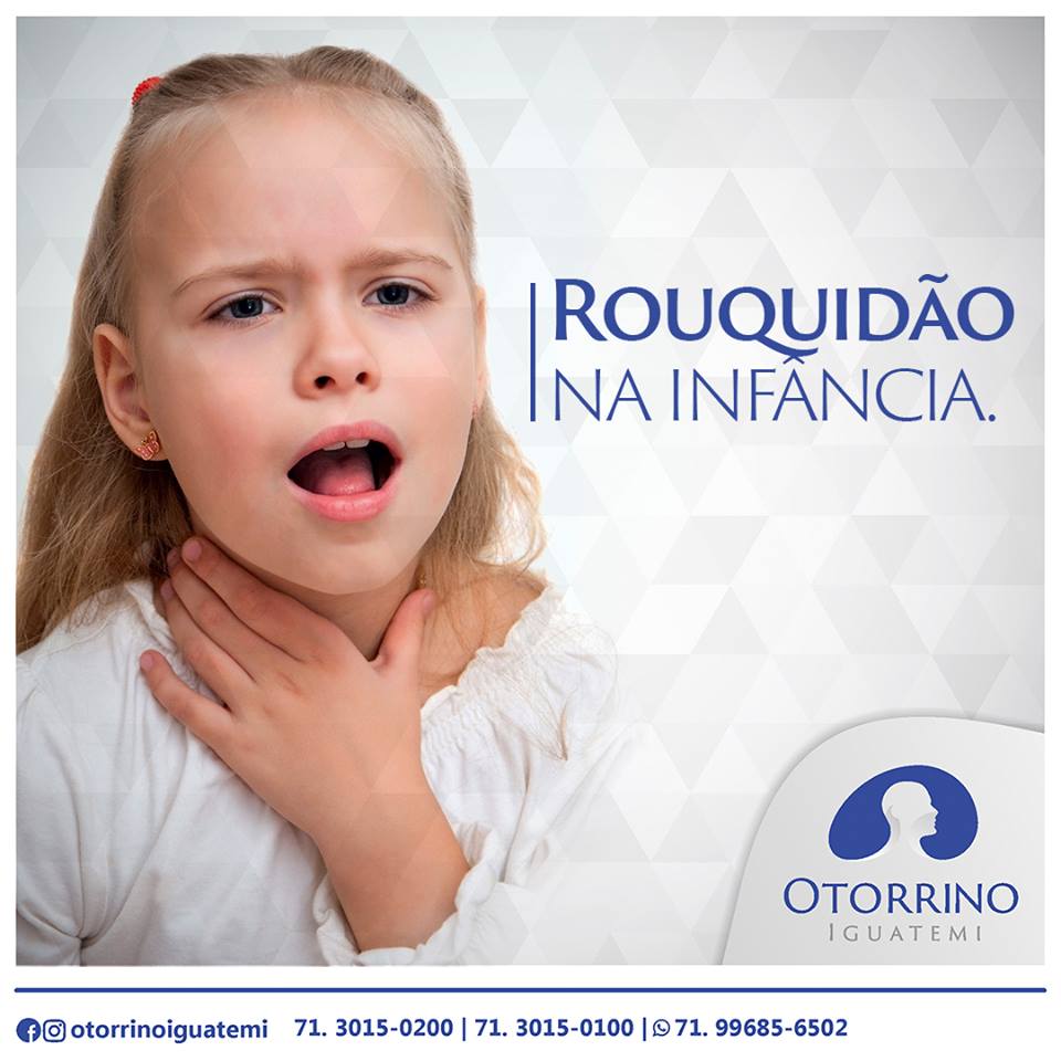 Rouquidão na infância!