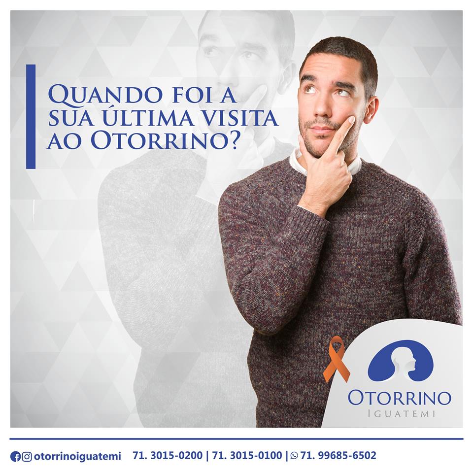 Visite sempre um otorrino,visite a Otorrinos Iguatemi!